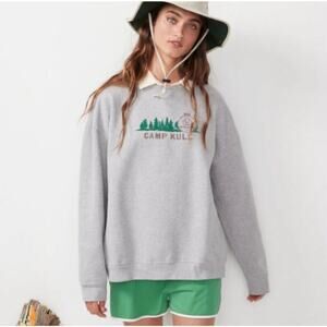 KULE Camp Kule National Park Massachusetts Organic Cotton Crewneck Sweatshirt XL